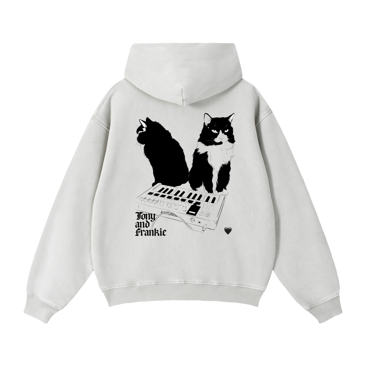 🖤 Zip-Through Boxy Fleece Hoodie