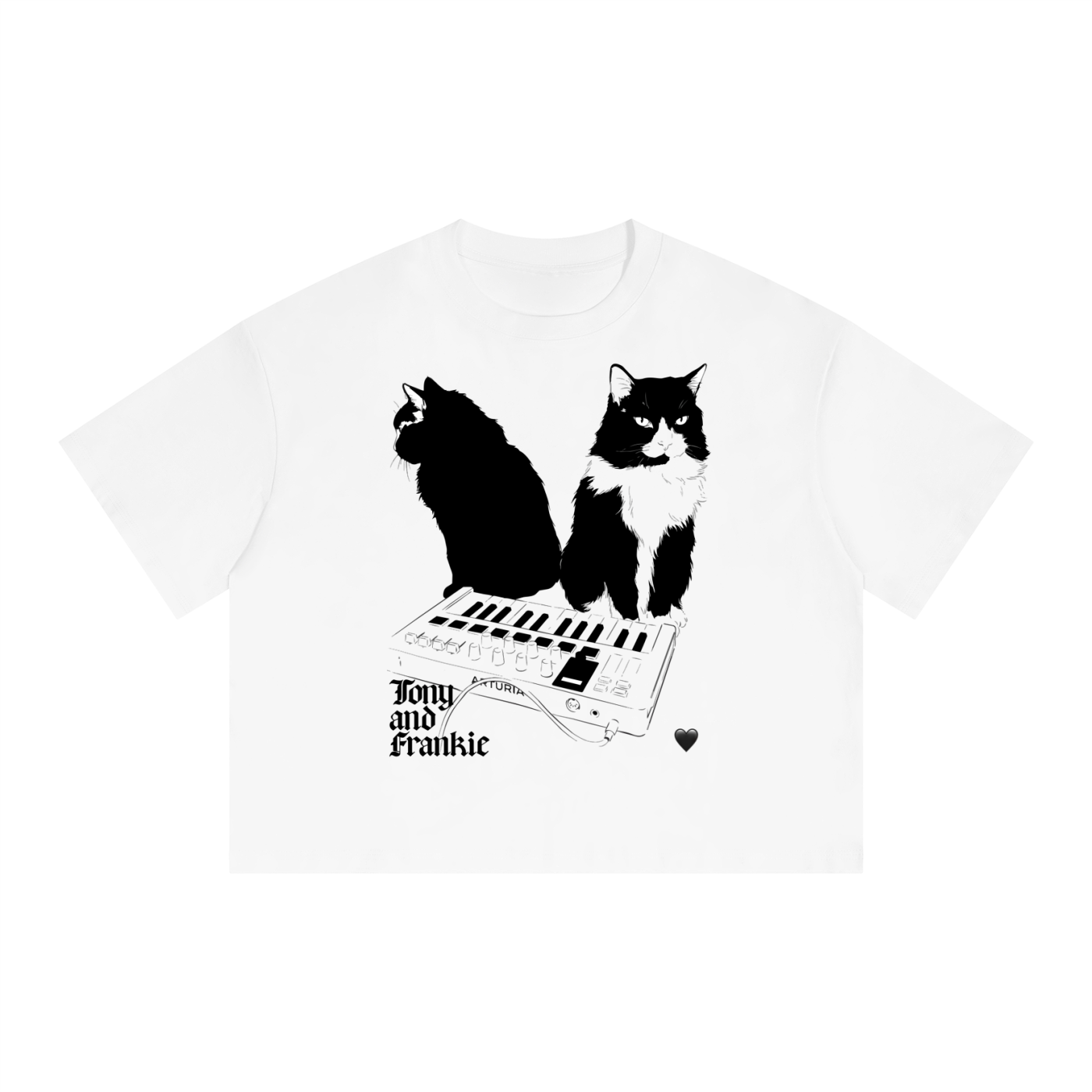 🖤 Unisex Boxy Drop Shoulder Crop T-Shirt