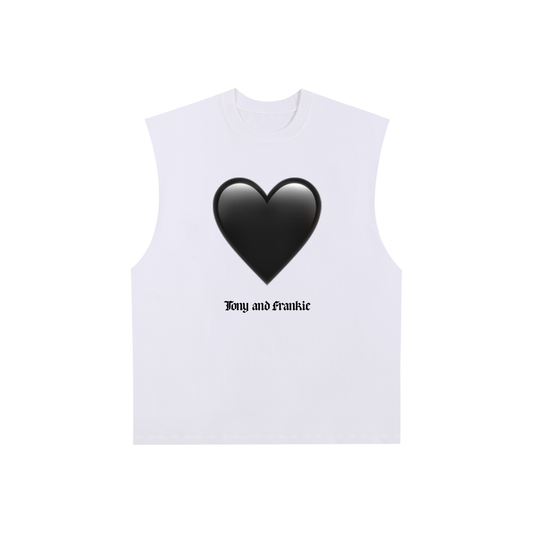 🖤 Raw Edge Cotton Tank Top