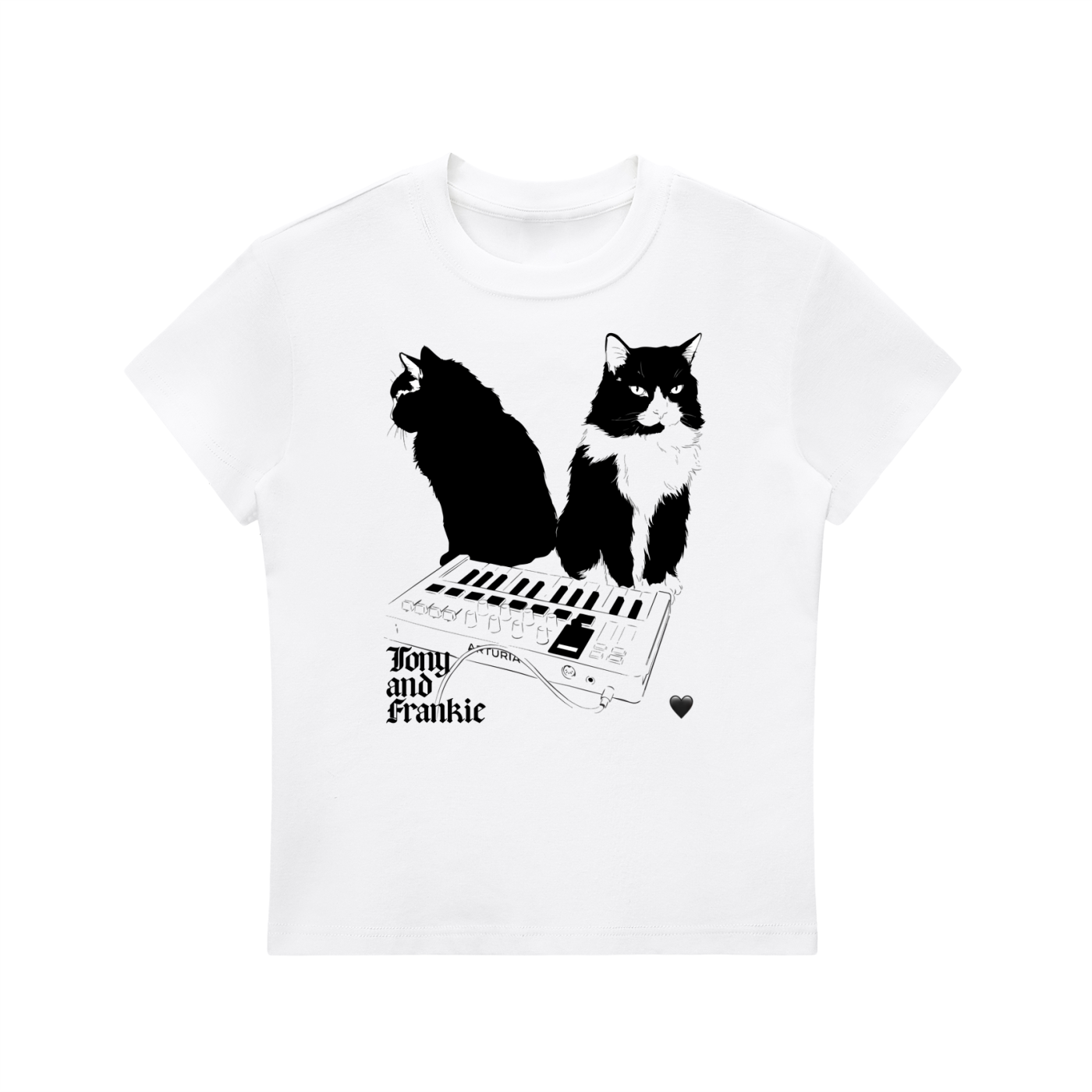 🖤 Essential Bodycon Crewneck T-Shirt